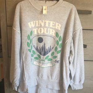 Aerie sweatshirt brand new oversized $60 retail fits up to X-Large
